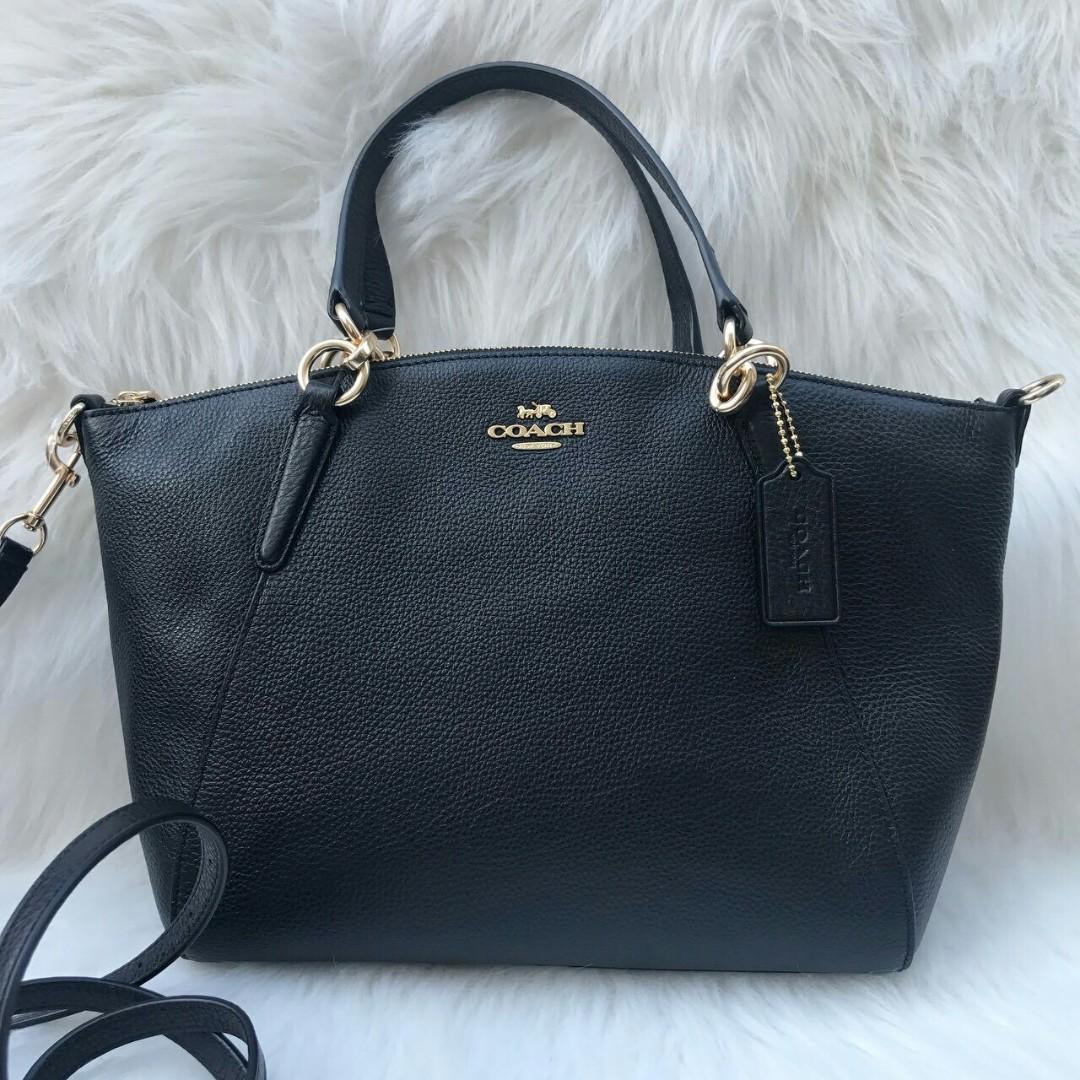 COACH SMALL KELSEY IN BLACK MEDIUM SIZE