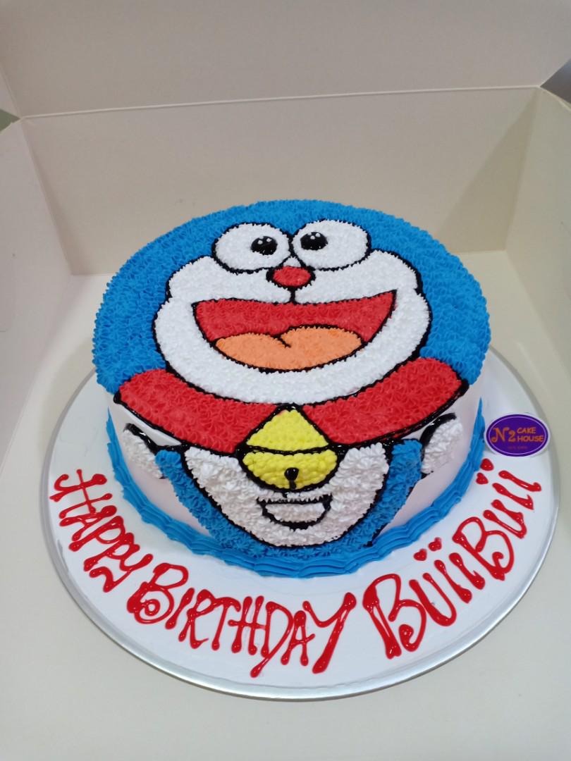 Get Wallpaper Doraemon Cake Food Drinks Baked Goods On Carousell Free