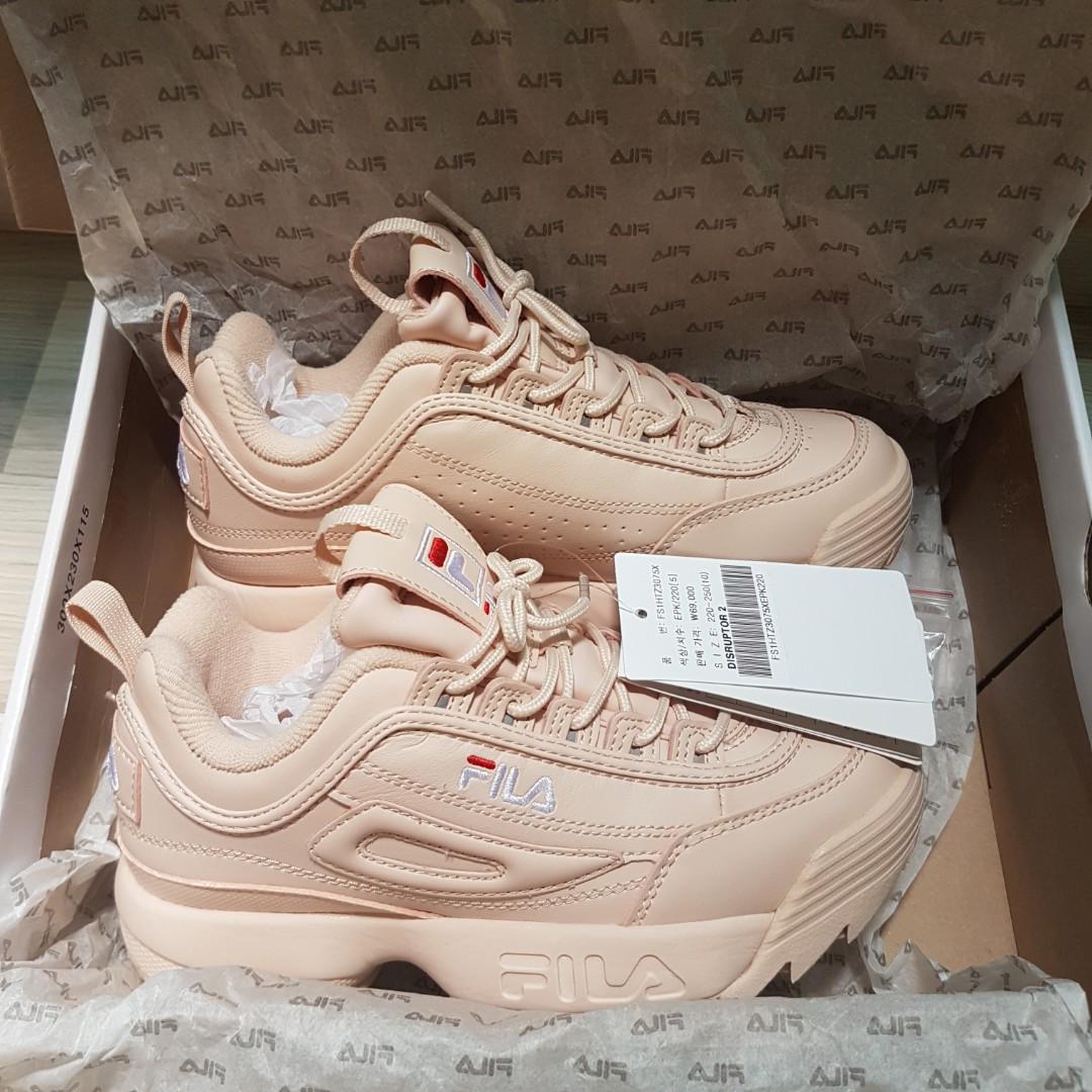 fila light pink disruptor