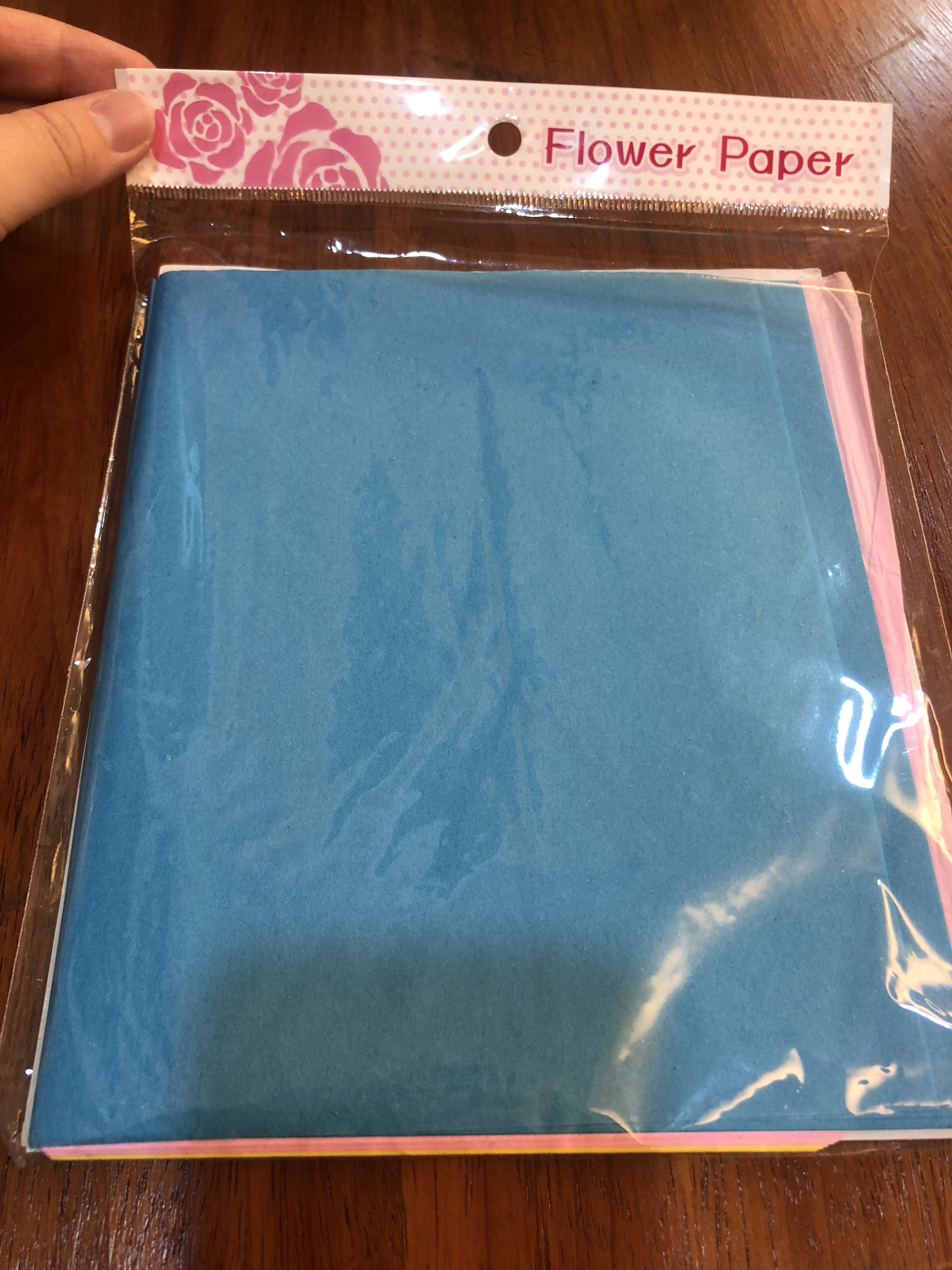 Flower paper from daiso, Hobbies & Toys, Stationery & Craft, Handmade