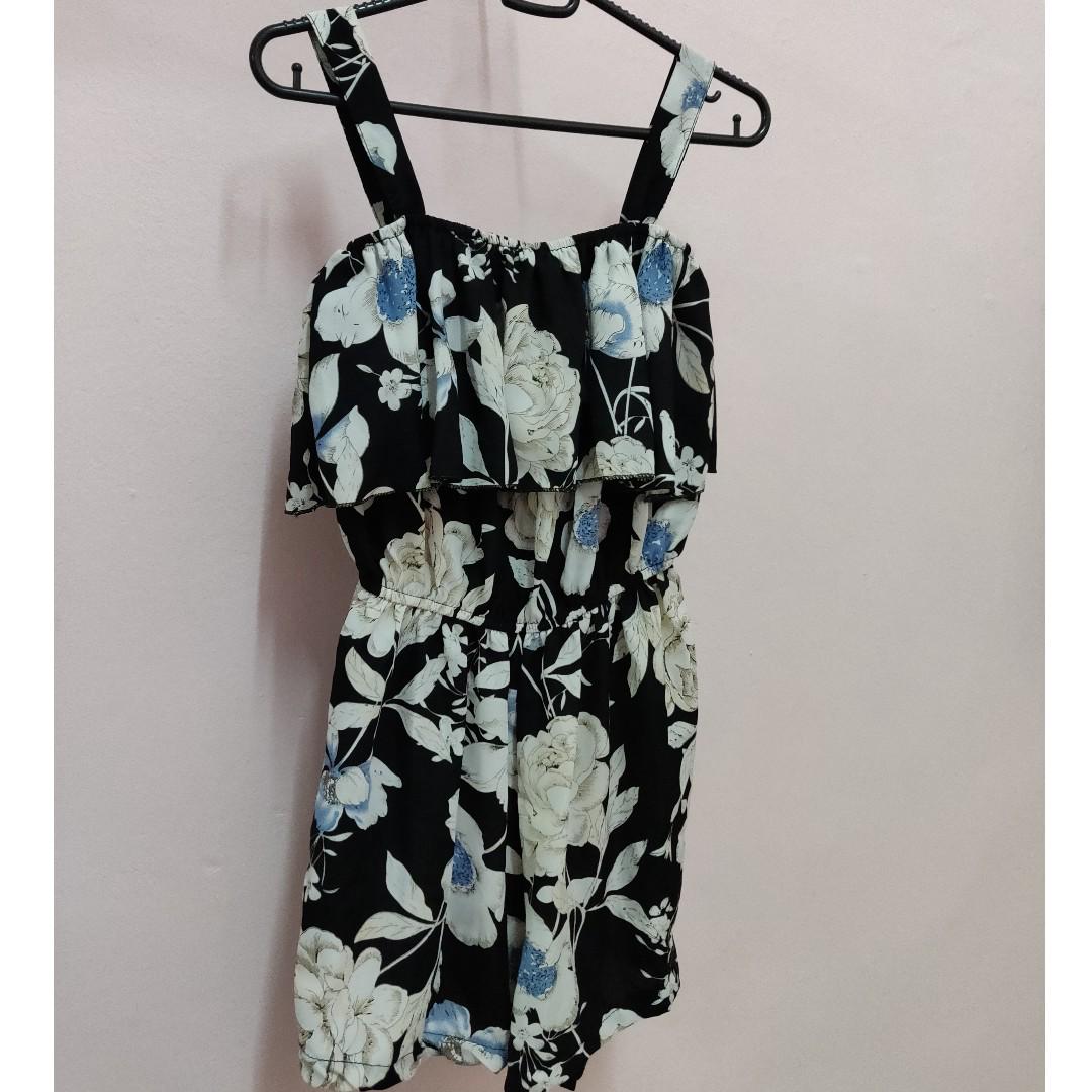 flowery jumpsuit