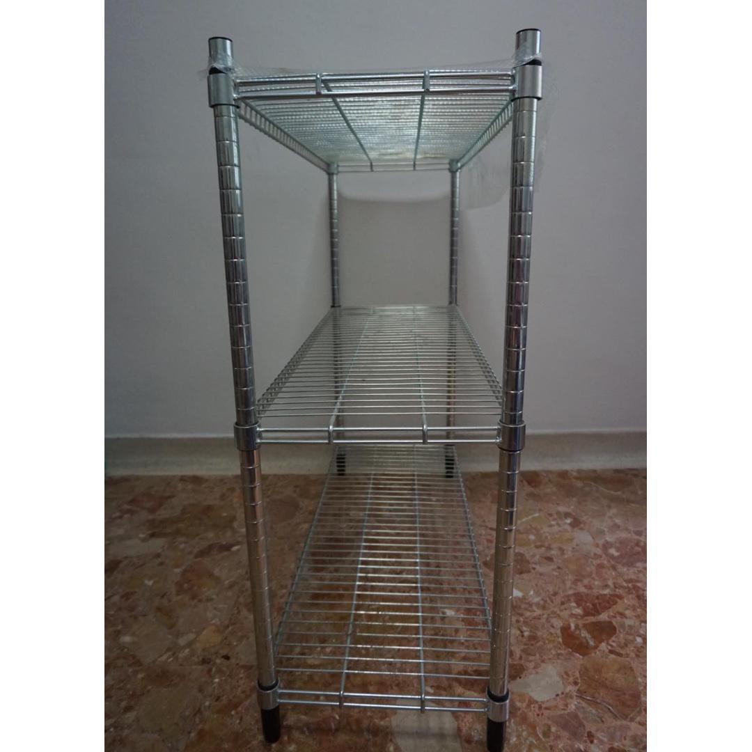 Galvanised shelving rack, Furniture & Home Living, Furniture, Shelves ...