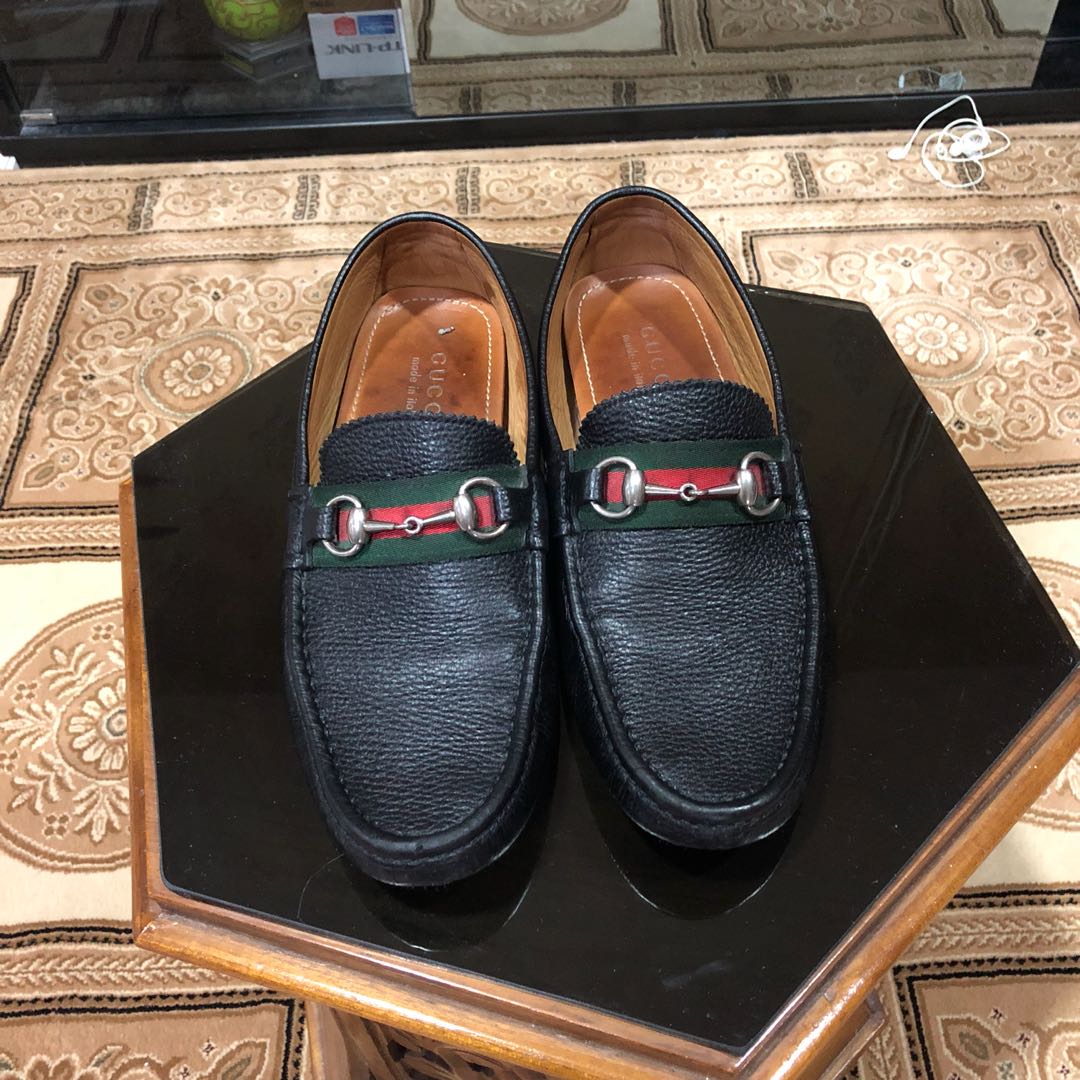 Gucci loafers deals green and red