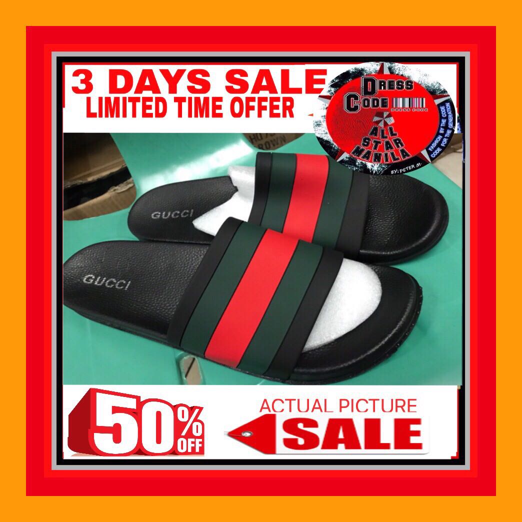 gucci red slippers