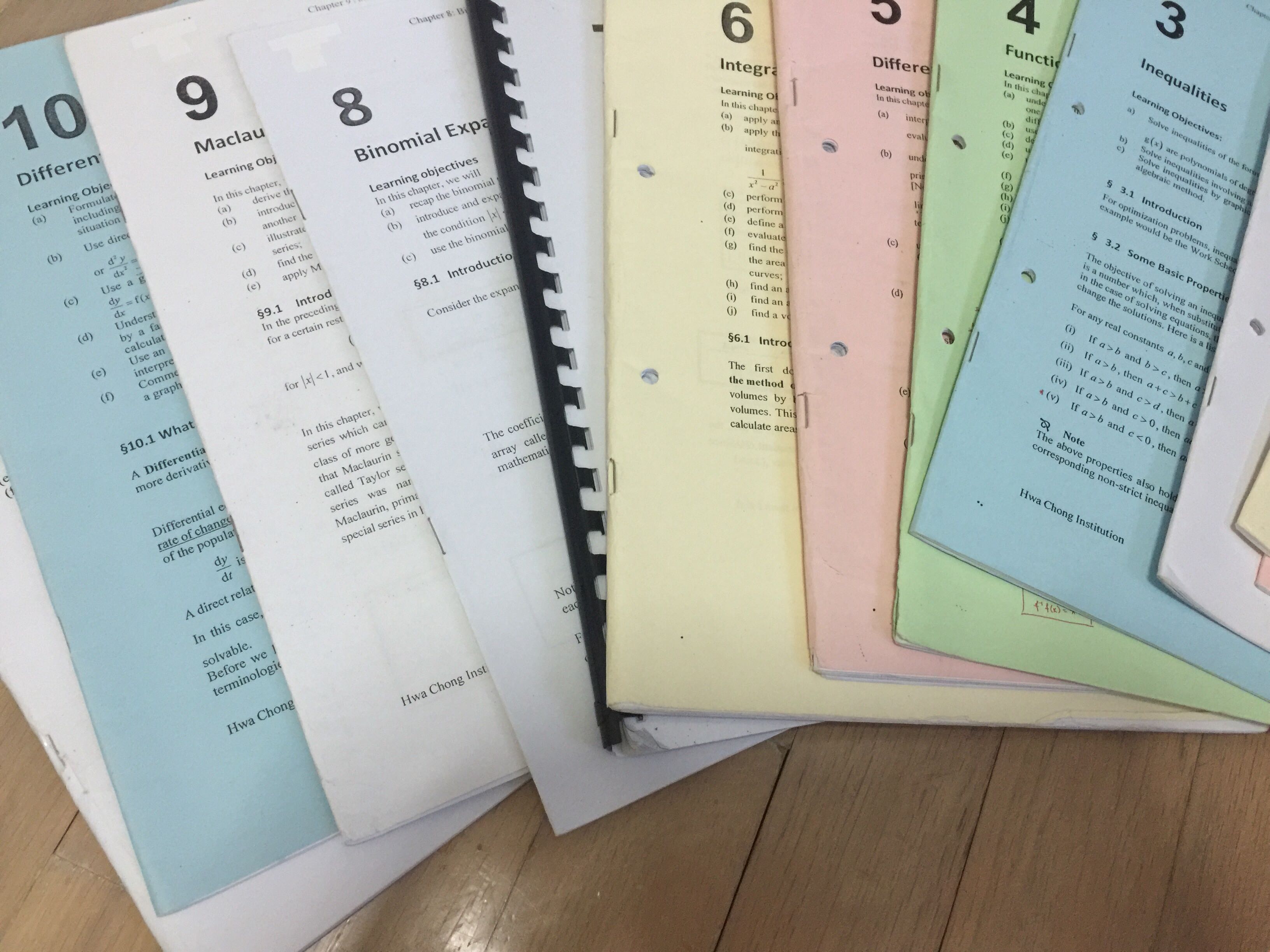 HCJC Math Notes & Tutorial (with ans) (Category: Assessment Books) located in Singapore. Submitted by chest_coordinates (Listing ID 183275180, Image 1). Description: Letting go entire set. HCJC notes and tutorial with bulk of the answers done/copied during class. Please PM if interested. .