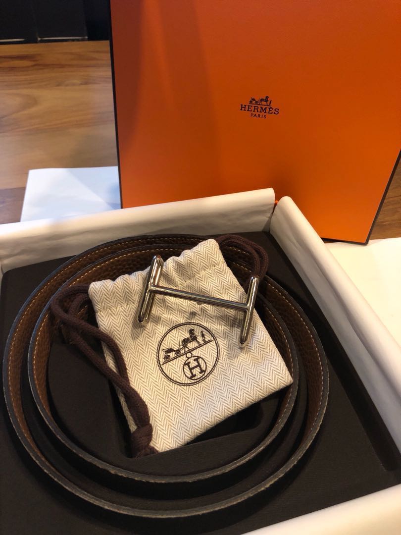 thin h hermes belt