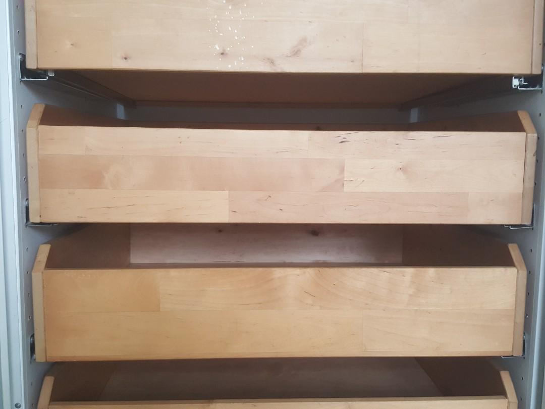 Ikea Pax Wardrobe Drawers Furniture Shelves Drawers On Carousell