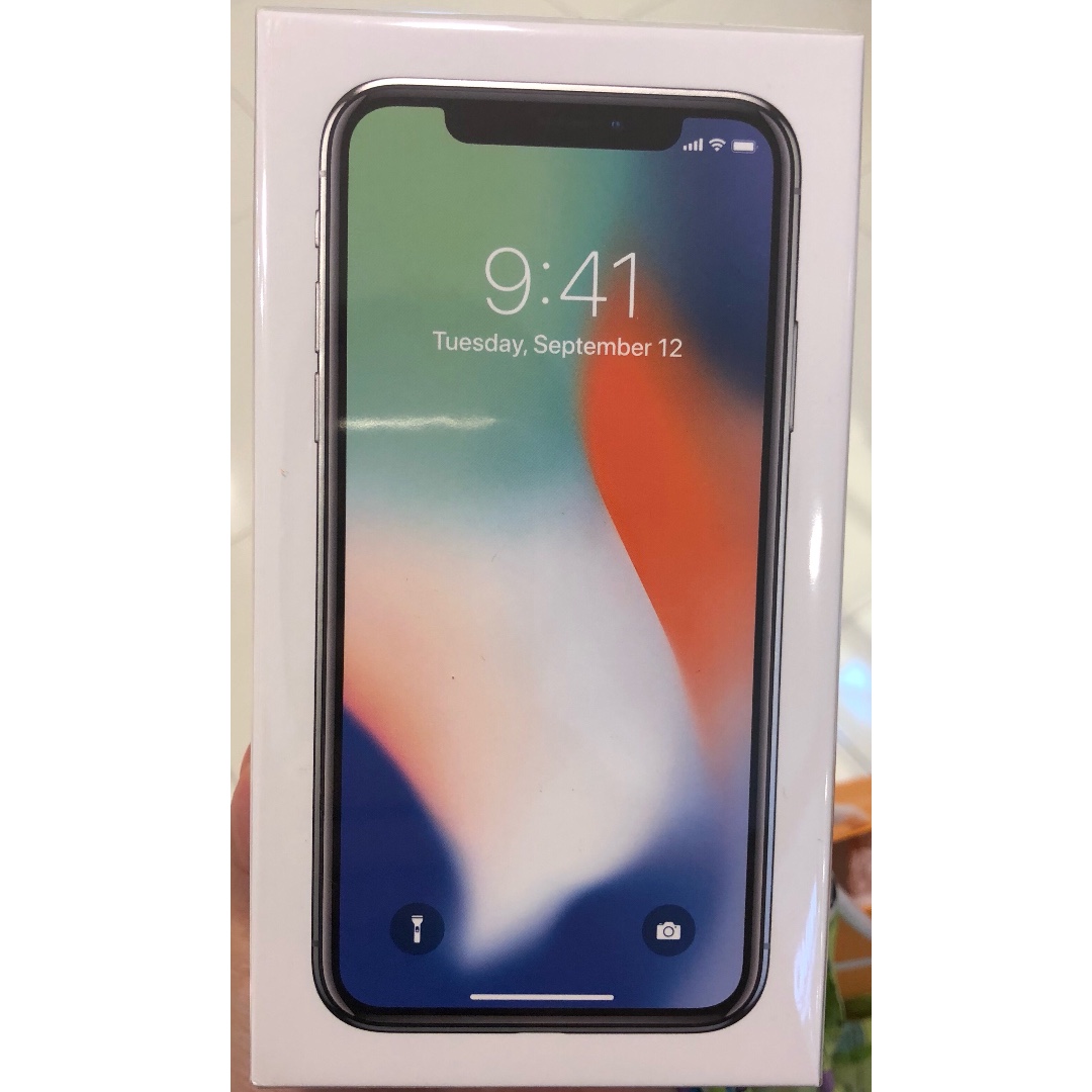 全新未開封台機iphone X 64g 銀色行貨有保養 電子產品 手提電話 Carousell