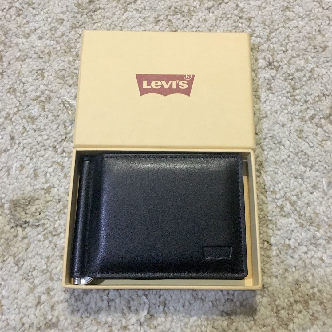 Levi's Men's Genuine Leather Wallet Multifunctional Leather Wallet Card  Holder Wallet With Coin Pocket Shopee Brasil 