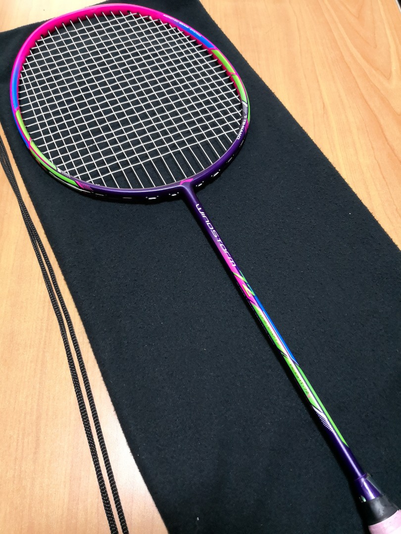Li Ning Windstorm 72 Badminton Racket, Sports Equipment, Sports & Games