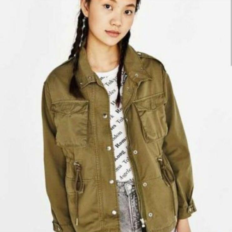 Bershka safari hotsell jacket