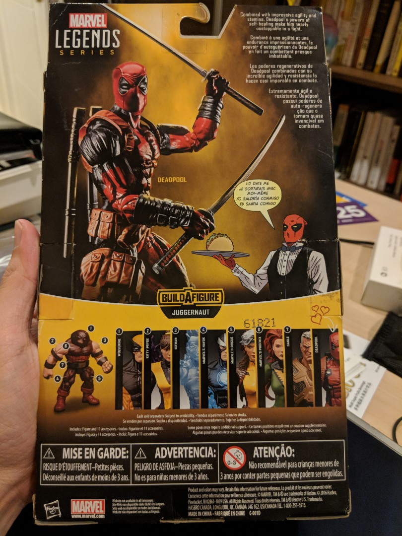 Marvel Legends Deadpool Taco BIB Toys Games Toys On Carousell