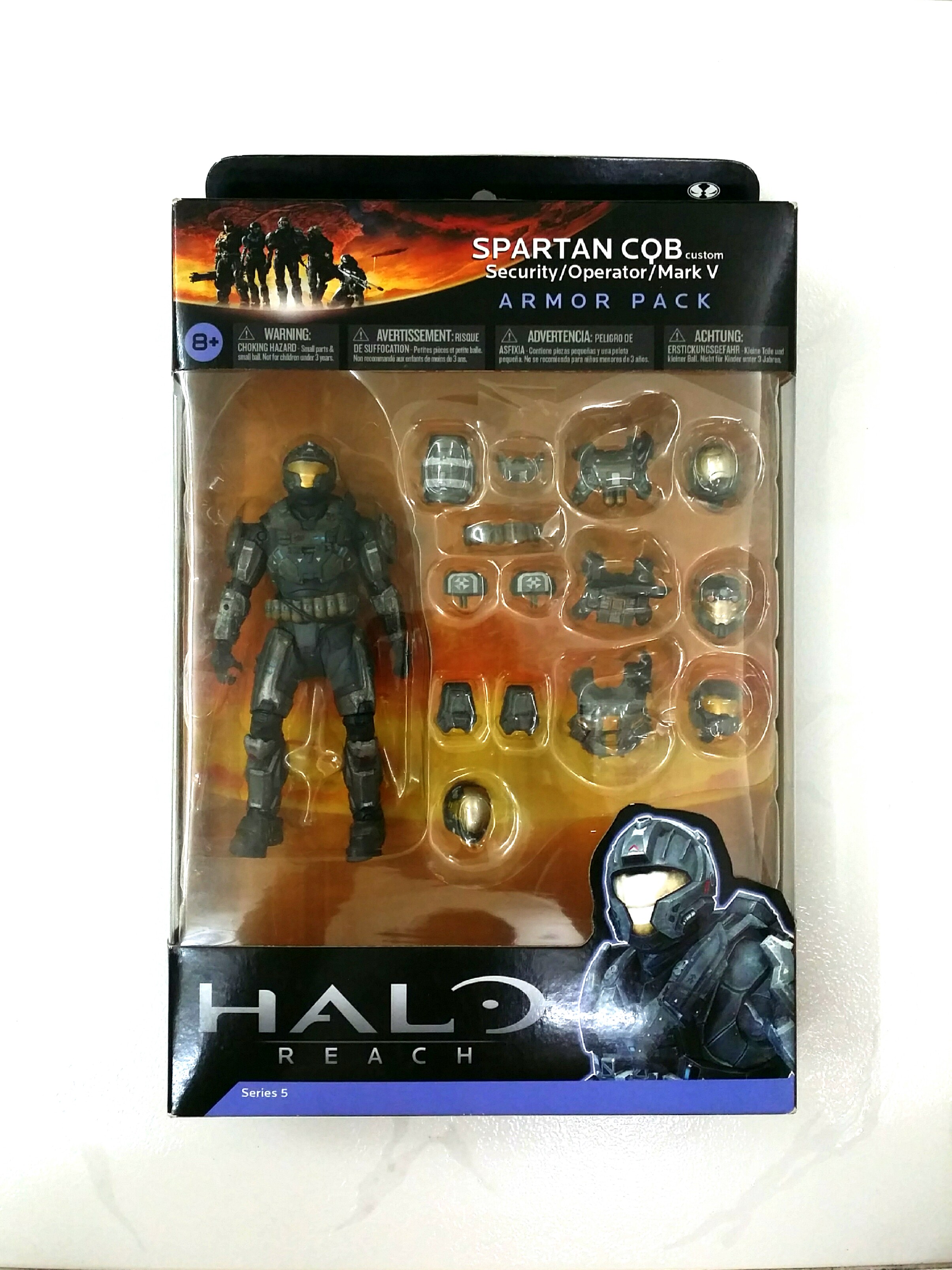 McFarlane Halo Reach Series 3 Spartan Operator Action Figure (Steel) 