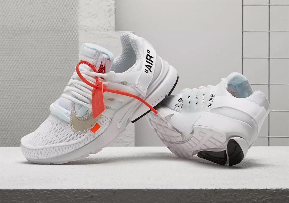 Off white prestos all white clearance