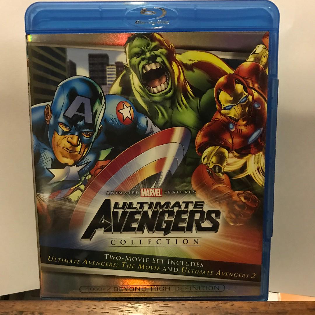 ORIGINAL BLURAY Marvel Ultimate Avengers Collection 2 movie set, Hobbies &  Toys, Music & Media, Music Accessories on Carousell