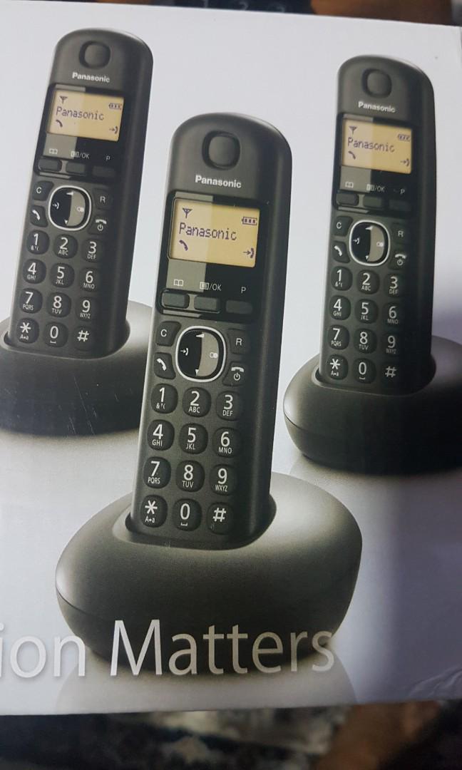 Panasonic Cordless Phone, Mobile Phones & Gadgets, Mobile & Gadget Accessories, Mounts & Holders