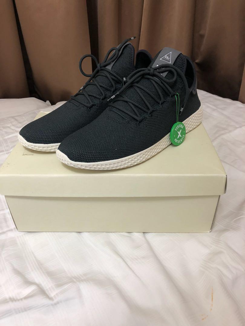 Pharrell Williams Tennis Hu Adidas Carbon (DARK GREY), Men's Fashion,  Footwear, Sneakers on Carousell