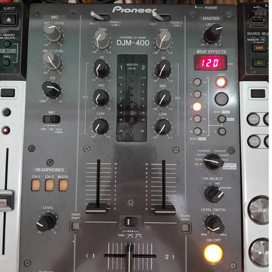 PIONEER CDJ 400 (2 PIECES) + DJM 400 (FULL SET!!), Audio 