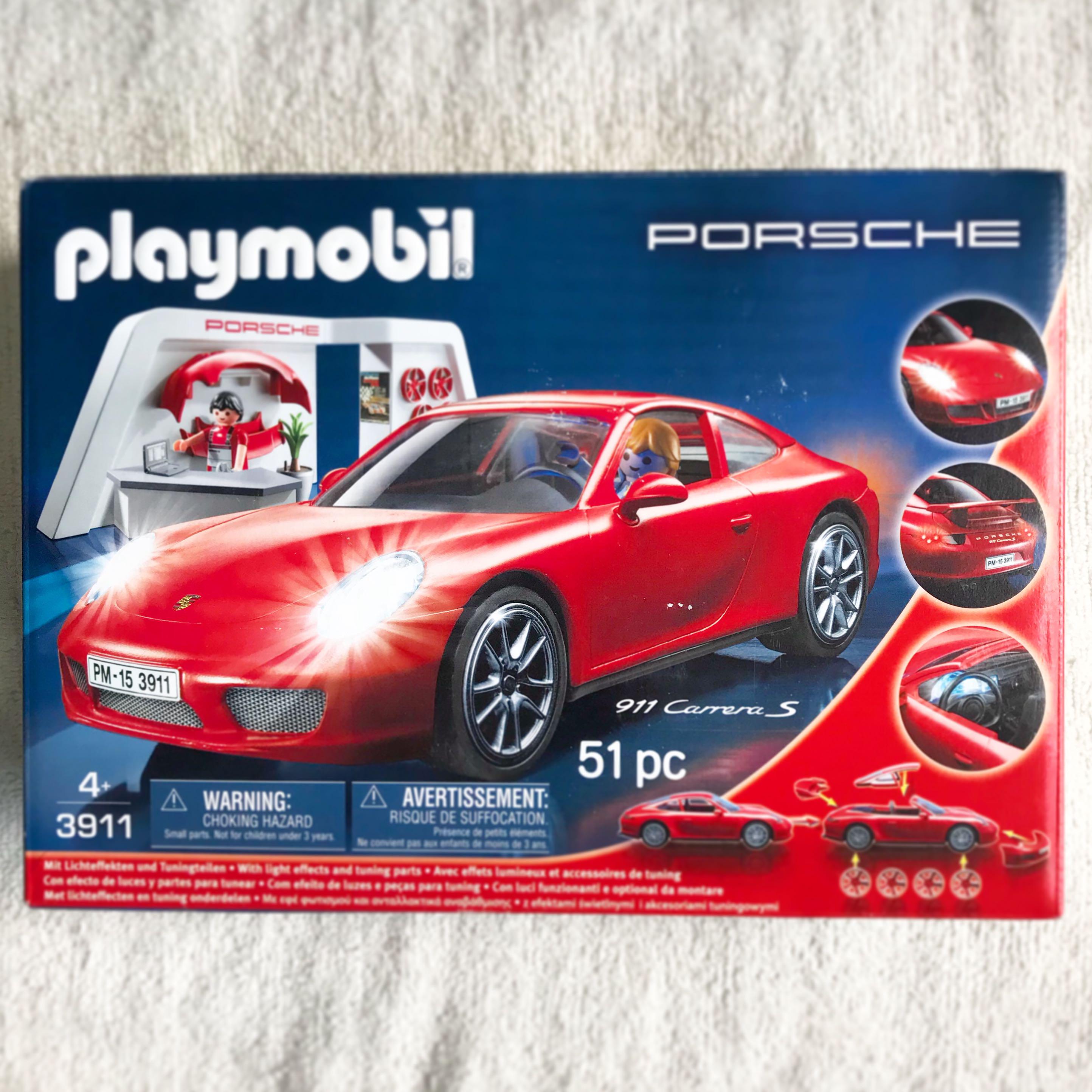 playmobil porsche red