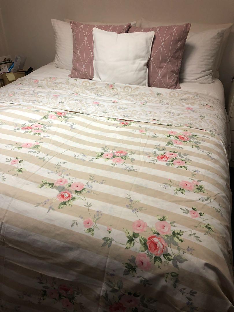 Primark King Size Duvet Cover Set, Furniture & Home Living, Bedding