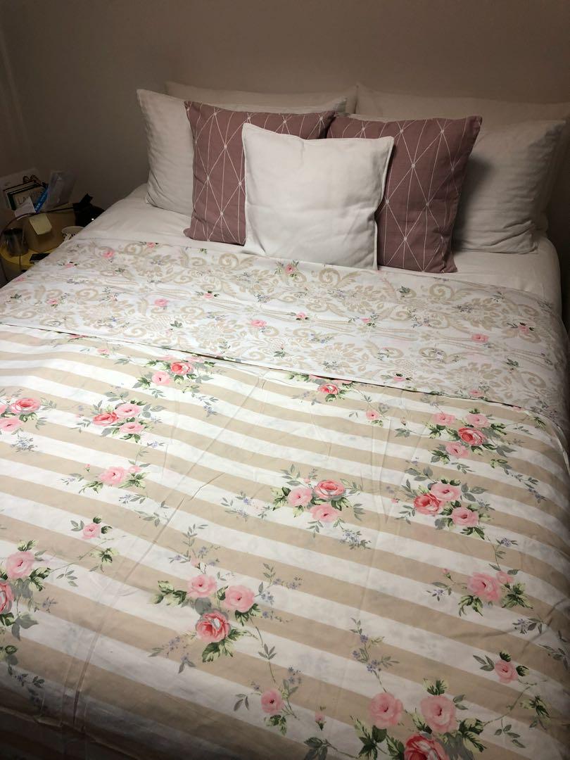 Primark King Size Duvet Cover Set, Furniture & Home Living, Bedding