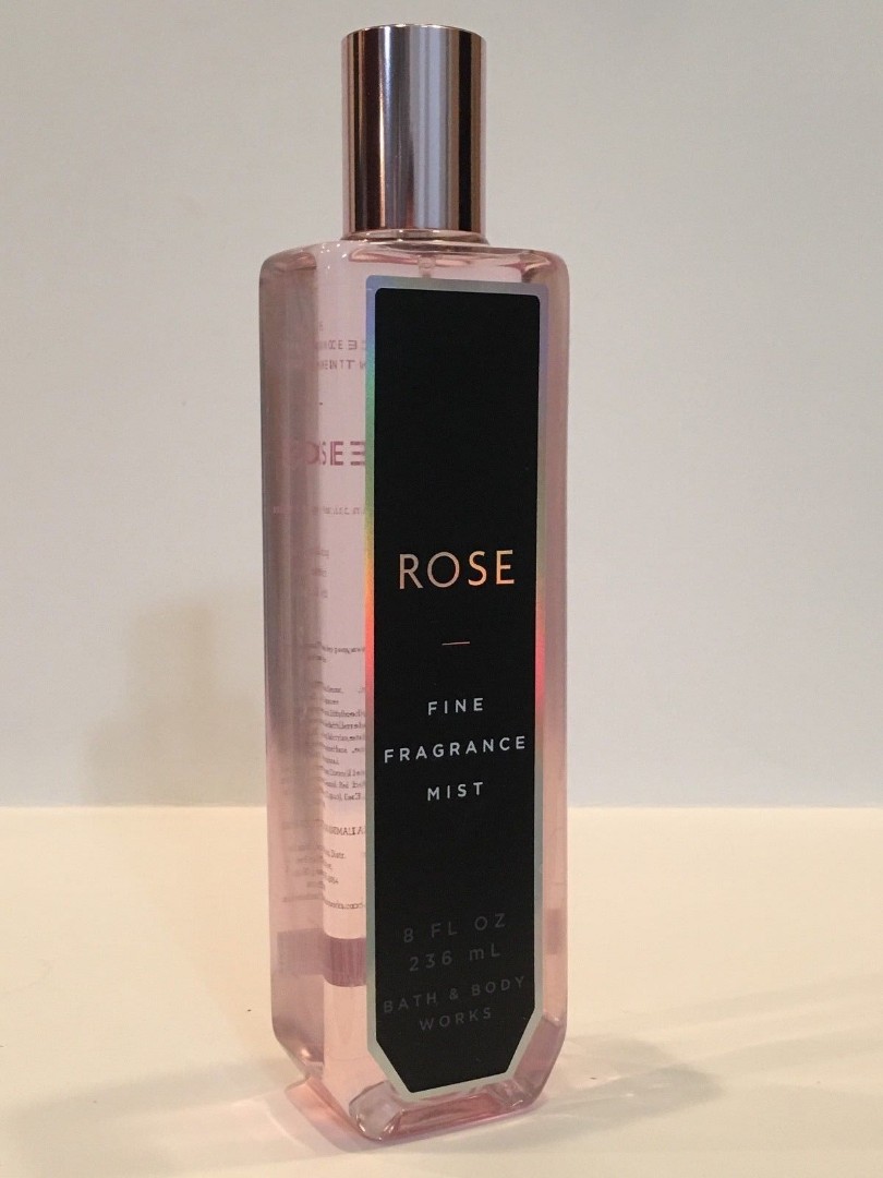 bath and body works body mist rose