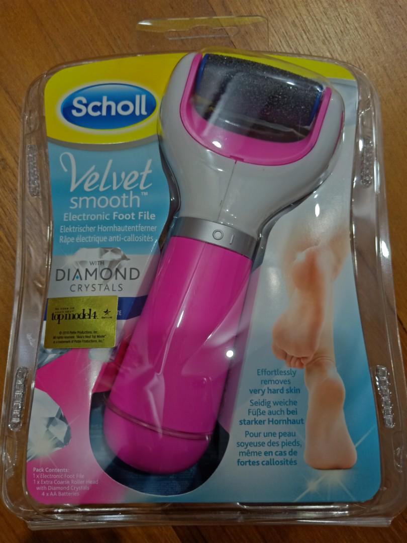 Scholl Electronic Foot File, Beauty & Personal Care, Foot Care on Carousell