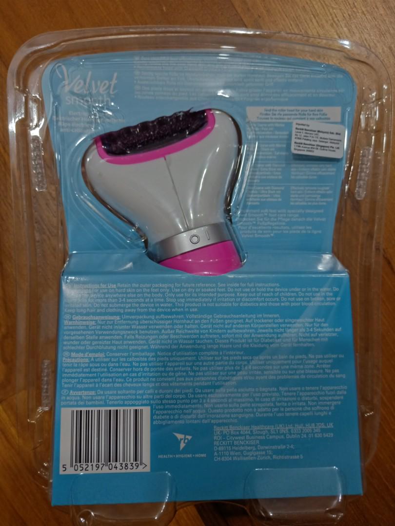 Scholl Electronic Foot File, Beauty & Personal Care, Foot Care on Carousell