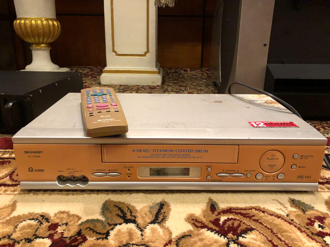 Sharp VHS (6 Head / drum), Audio, Other Audio Equipment on Carousell