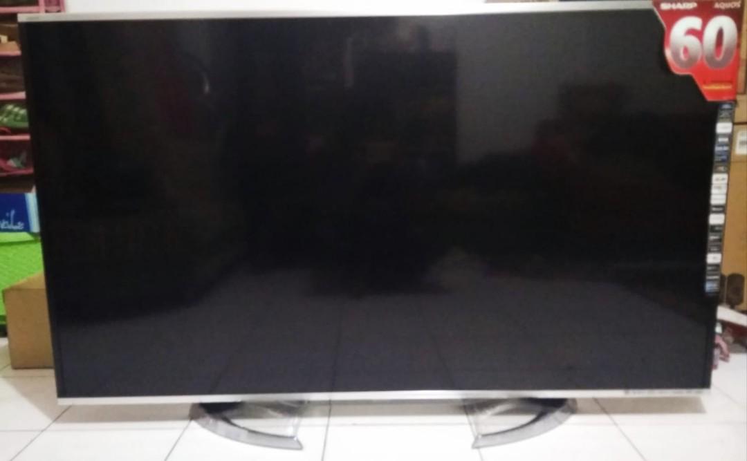 Smart Tv Sharp 60 Inch Elektronik Tv Perlengkapan Hiburan Di Carousell