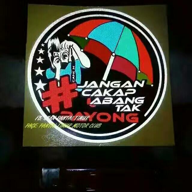 Sticker Jgn Ckp Abg Tak Payung Computer Cutting Pantul Cahaya Rm10 Pos Express Rm4 Pos Laju Sm Rm8 Ss Rm12 Auto Accessories On Carousell