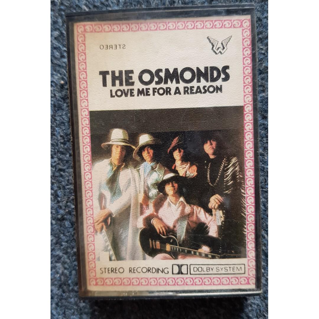 The Osmonds Love Me For A Reason Cassette Tape Music Media