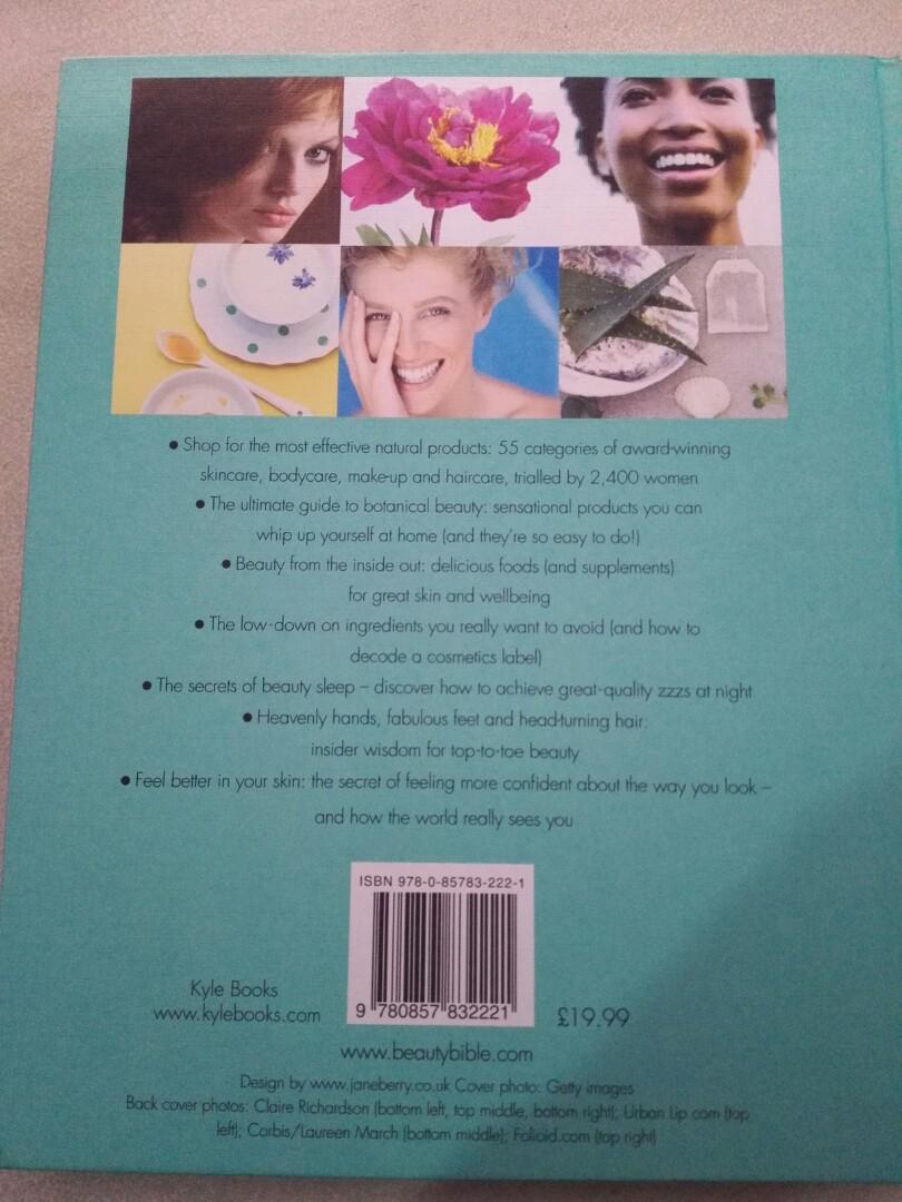 The Ultimate Natural Beauty Bible (Category: Storybooks) located in Makati City. Submitted by cleverdolphin_034bed (Listing ID 183257834, Image 3). Description: Haven't been used; double copy Original price $19.99.