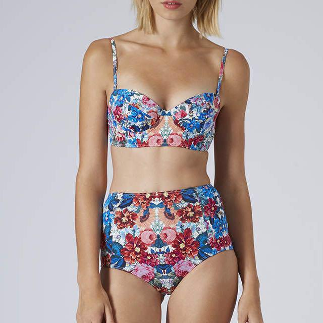 high waisted bikini topshop