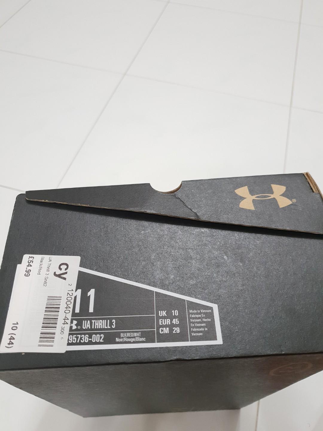 Under Armour Thrill 3 Running Shoes Men s Fashion Activewear on
