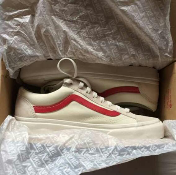 vans marshmallow red