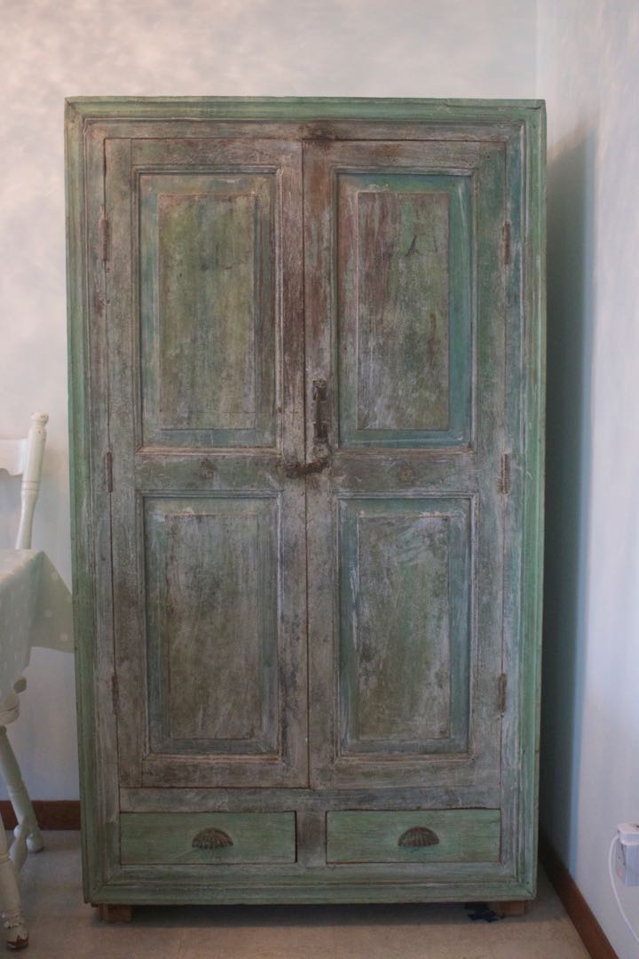 Vintage Green Wardrobe (Originals Furniture), Babies & Kids, Baby