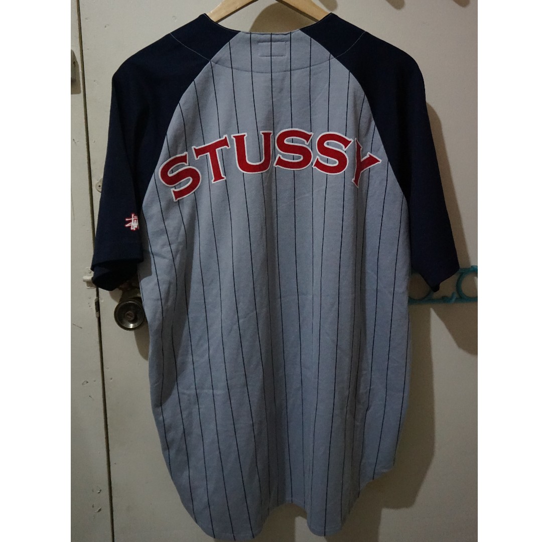 stussy baseball shirt