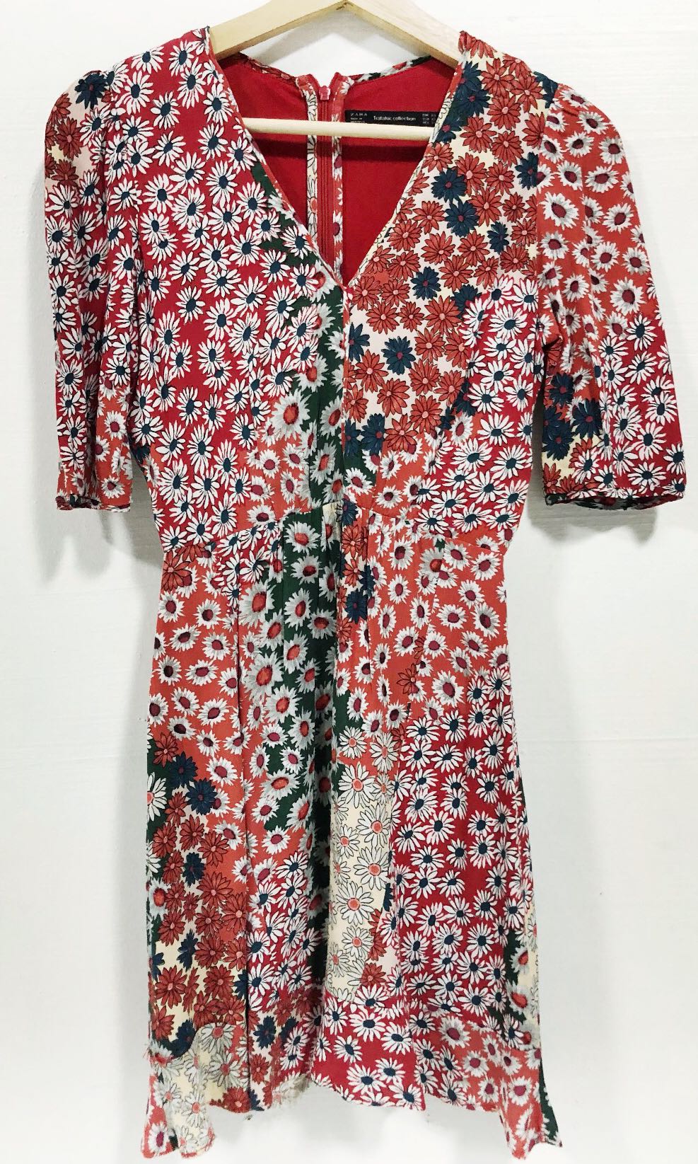 zara trafaluc floral dress