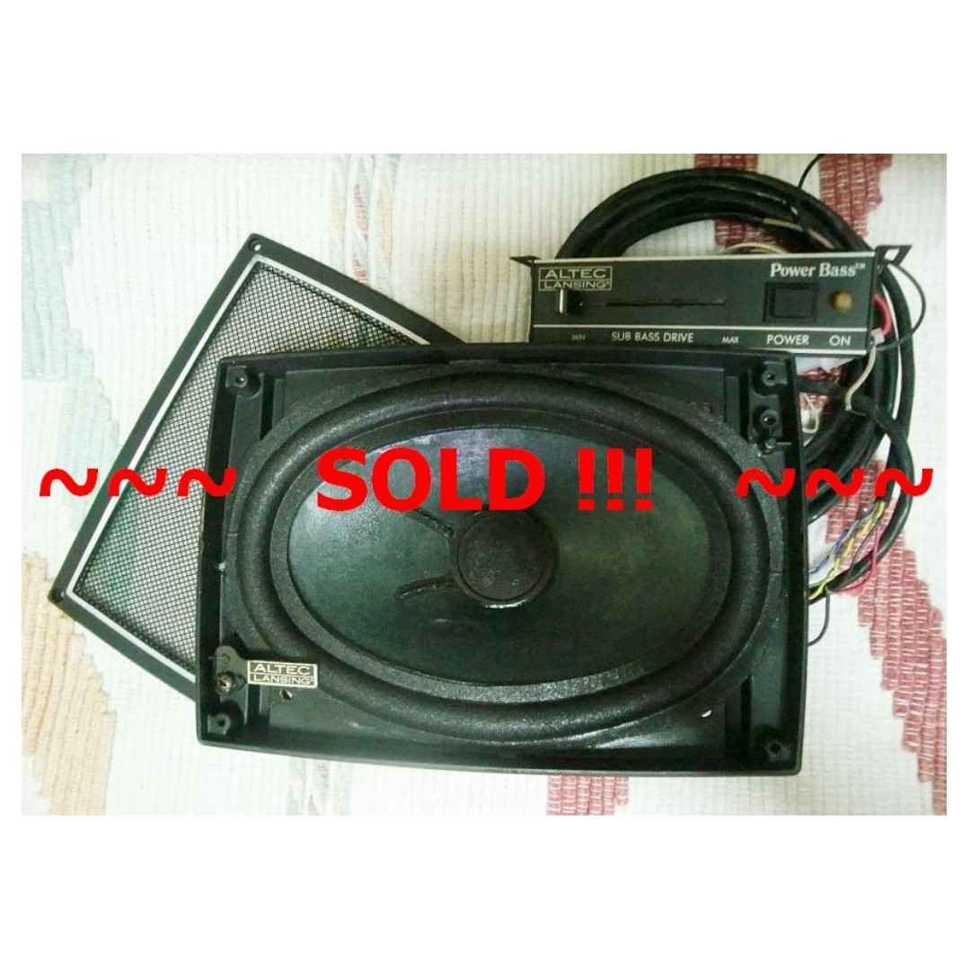 Altec lansing car subwoofer online