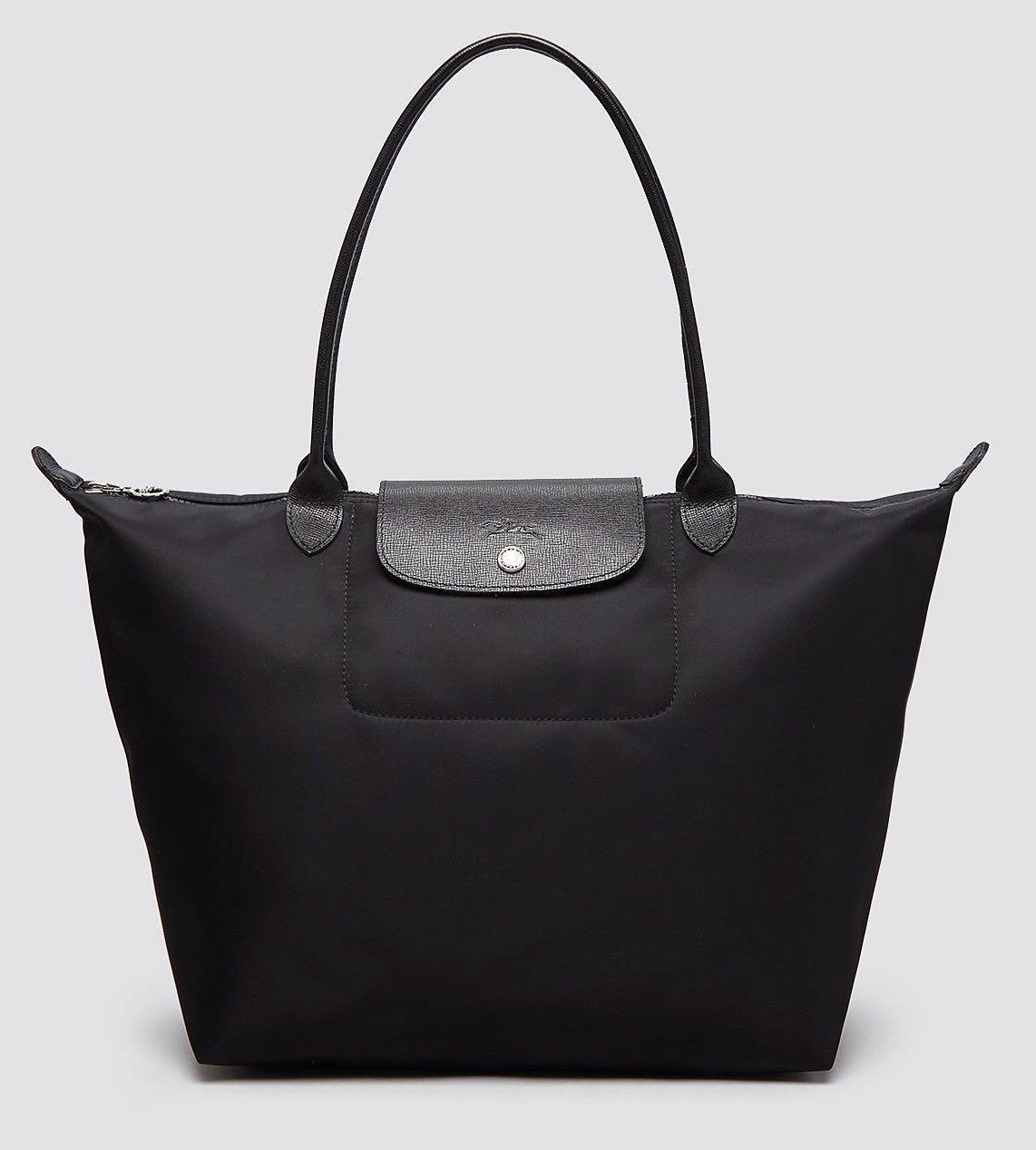 All black longchamp le pliage outlet
