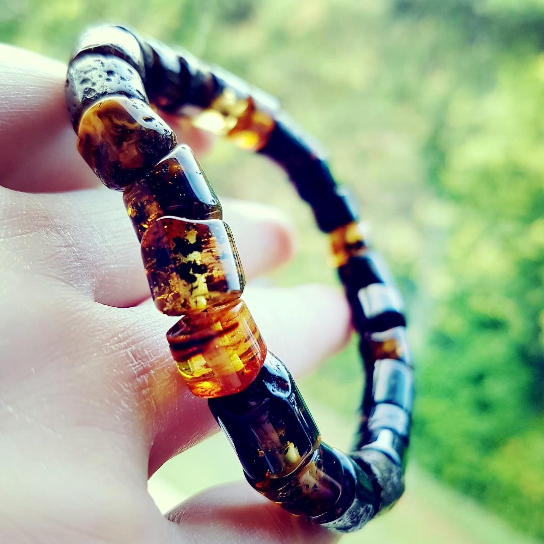 Mens baltic amber bracelet cheap