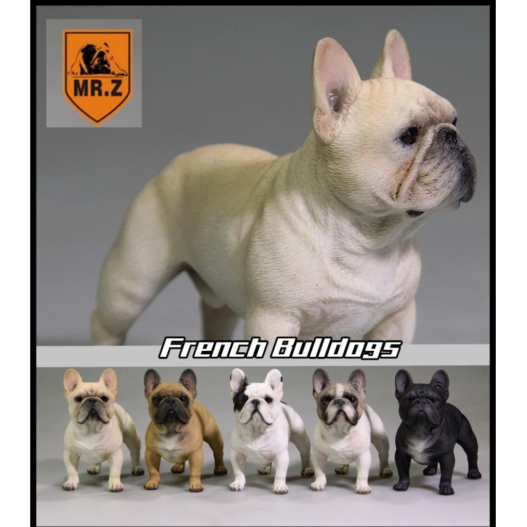 全新*有十多款姿勢顏色*散買】極細緻手辦級手工法國老虎狗鬥牛犬模型公仔French Bulldog Figure 動物家居汽車擺設大細, 興趣及遊戲,  玩具&