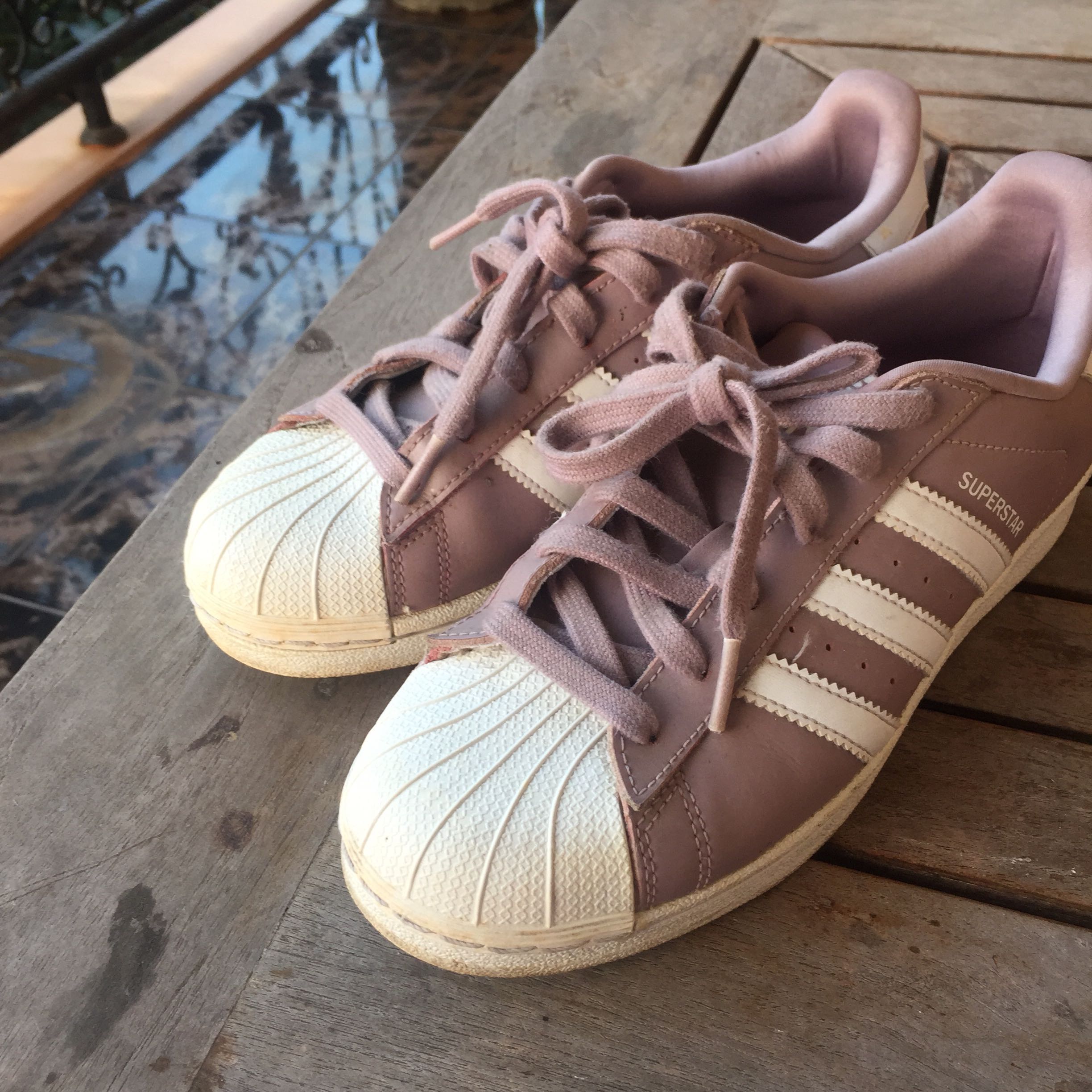 Adidas superstar rosas pastel cheap