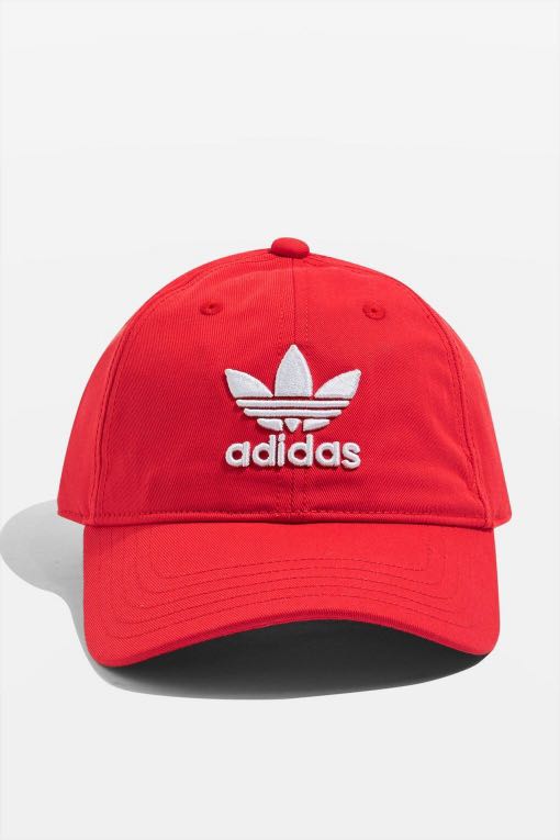 red and white adidas hat