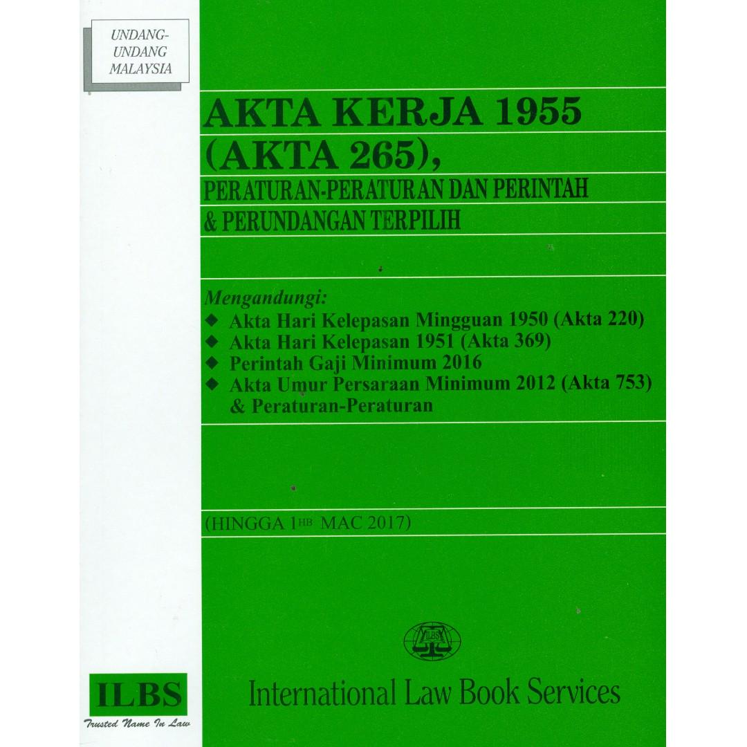 Akta Perhubungan Perusahaan 1967 Akta 177 Textbooks On Carousell
