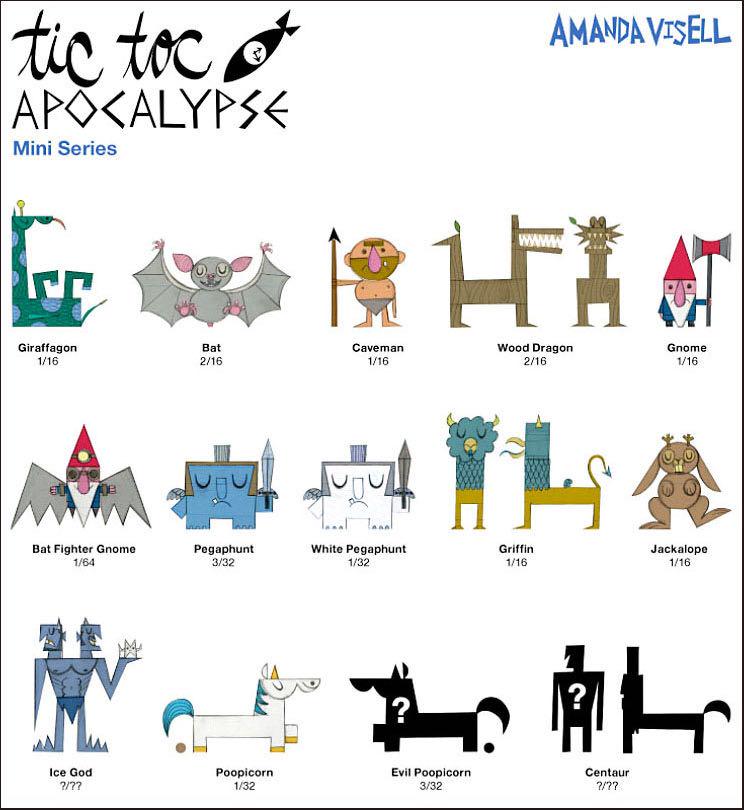 Details about   Kidrobot X Amanda Visell Tic Toc Apocalypse Centaur 3" Figure Art Toy 