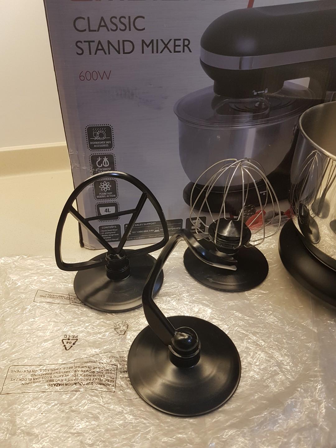 Ambiano Classic Stand Mixer 600W Colour > (Black) (6 speed control