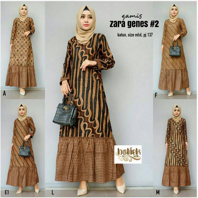 batik long dress