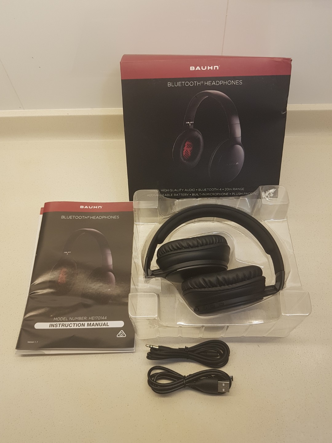 Bauhn bluetooth headphones hotsell he170144